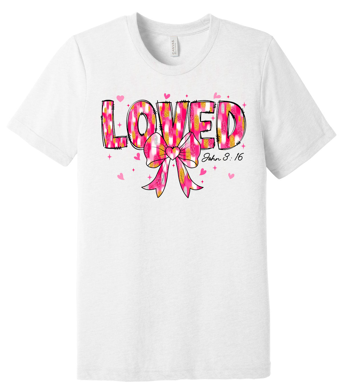 LOVED BOW Bella Canvas