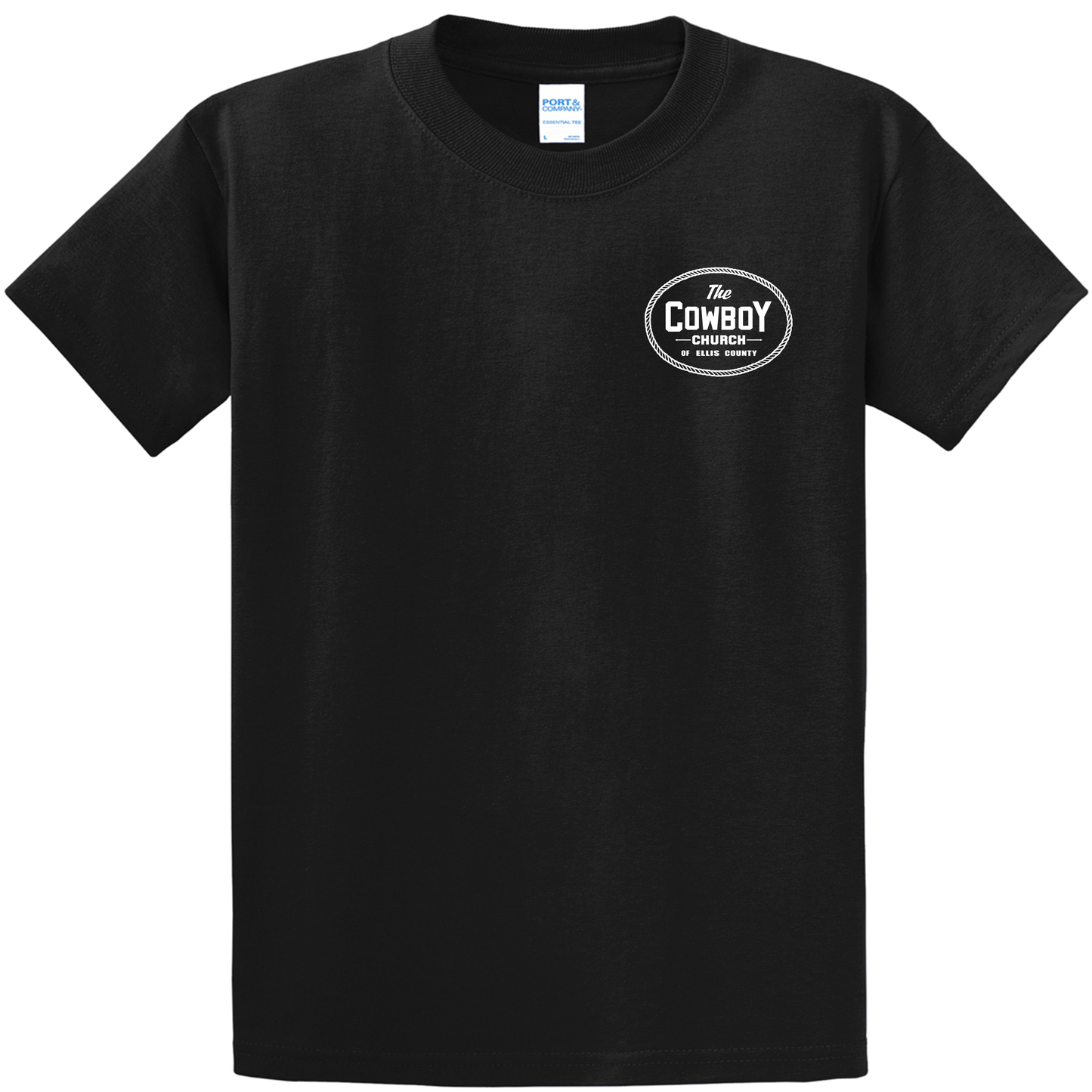 Cotton Shirt with white left crest and white back