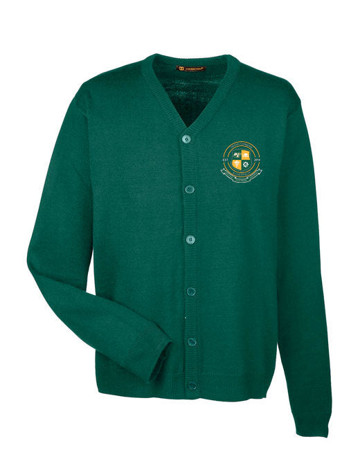 Men's V-Neck Button Cardigan Sweater
