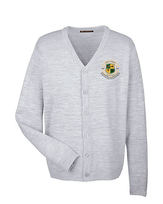Men's V-Neck Button Cardigan Sweater