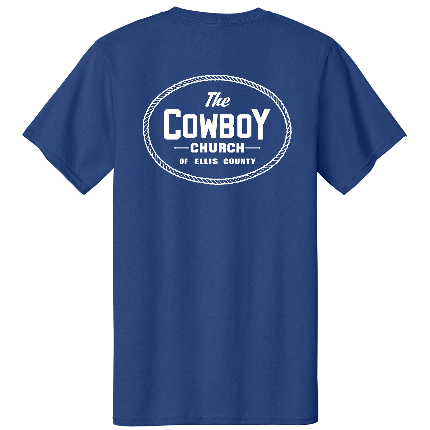 Cotton Shirt with white left crest and white back