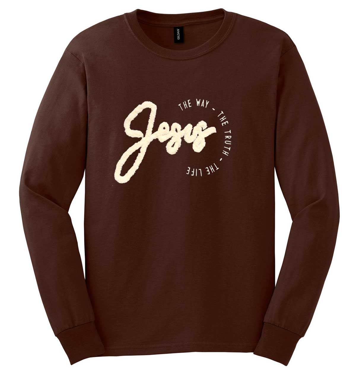 Chenille Yarn Jesus Long Sleeve