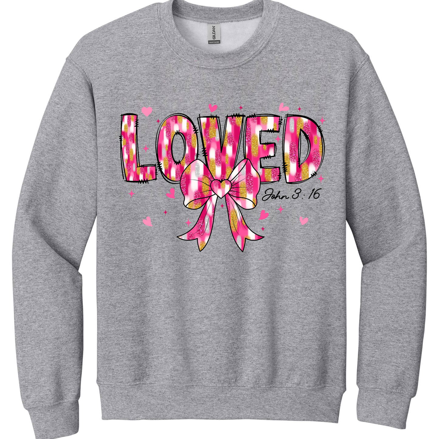 LOVED BOW Gildan Sweatshirt