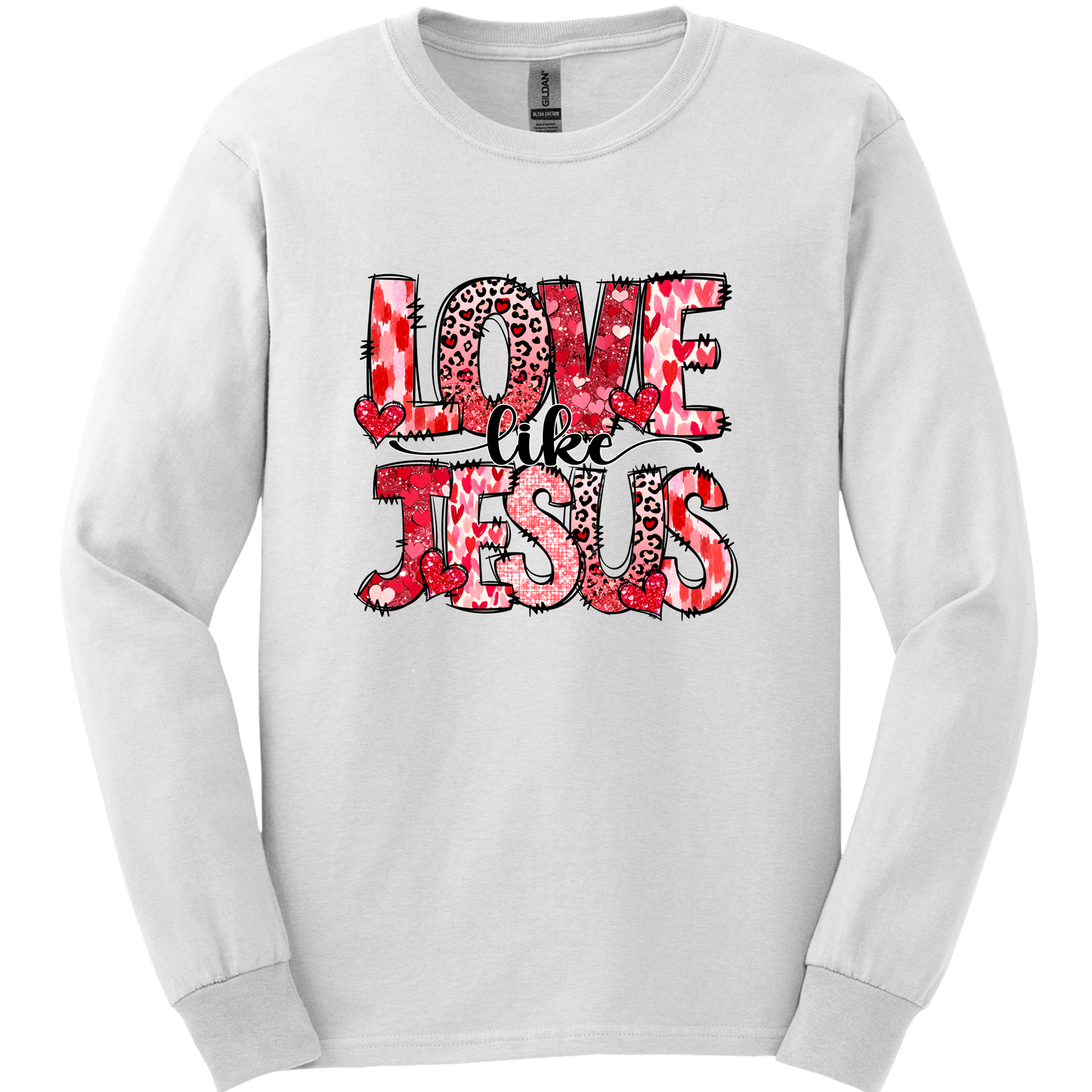 Love Like Jesus Gildan LS Shirt