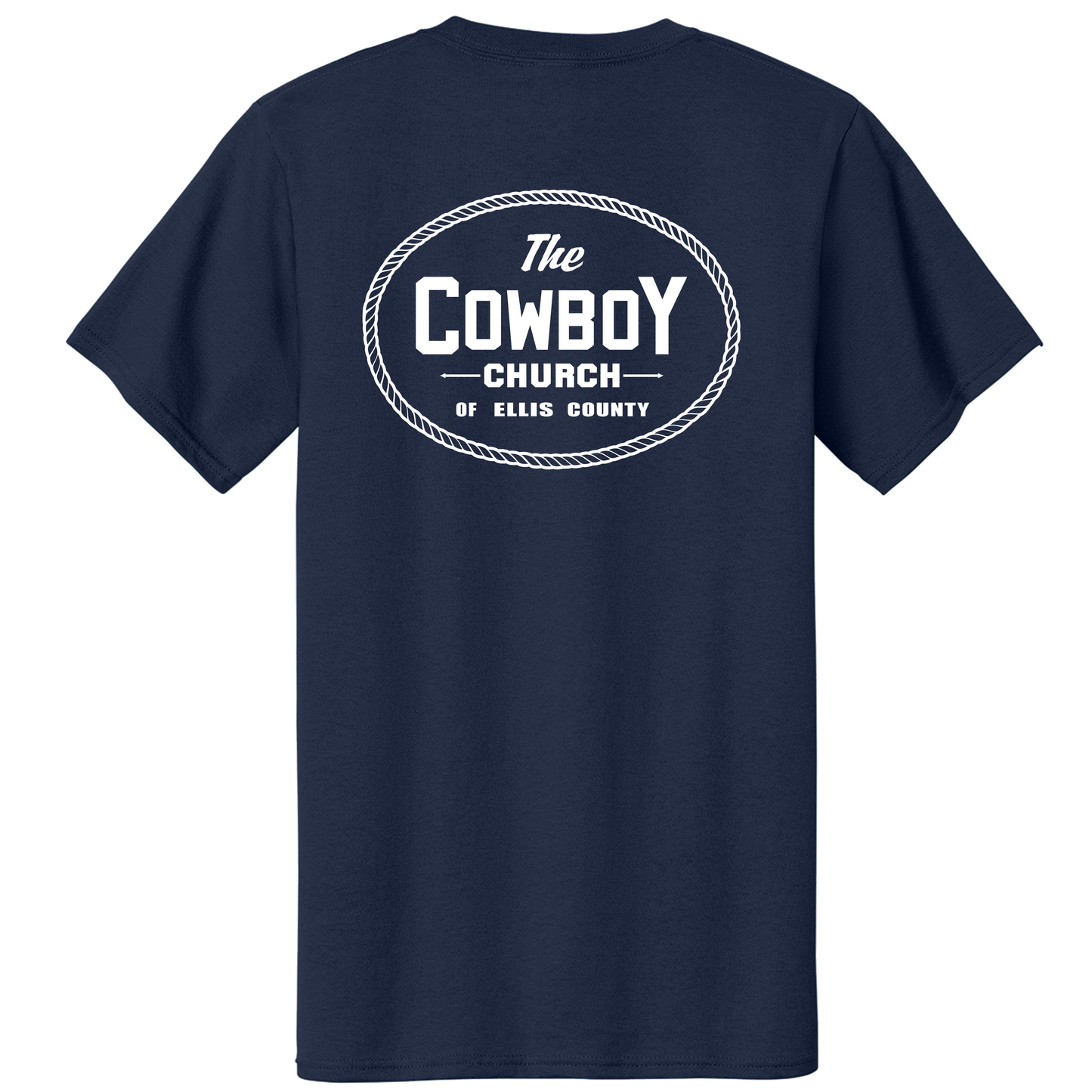 Cotton Shirt with white left crest and white back