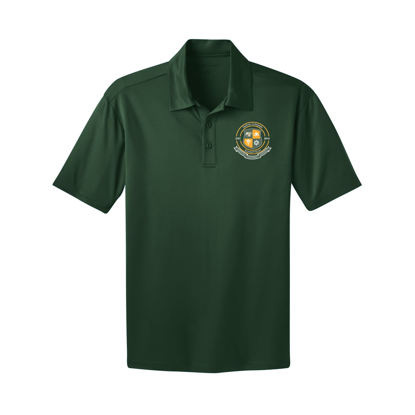 Desoto Collegiate Green Polo