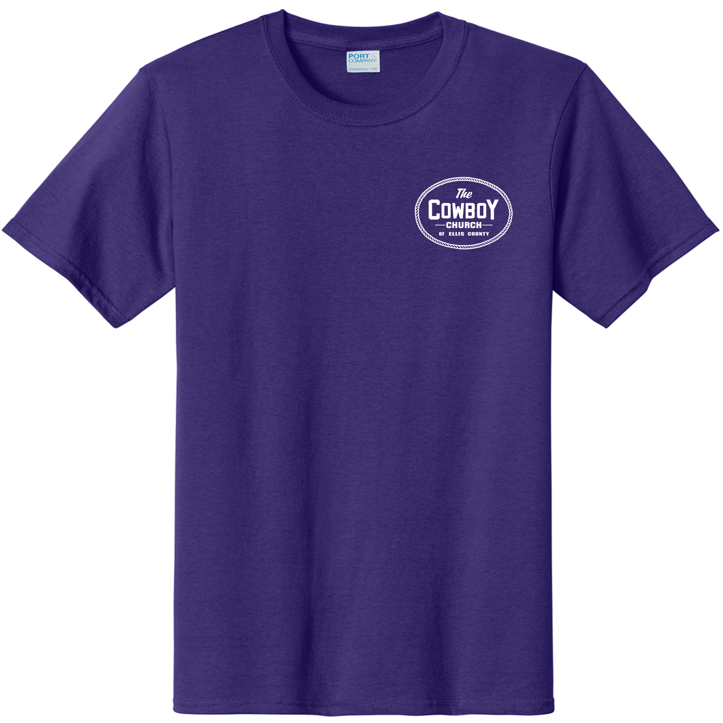 Cotton Shirt with white left crest and white back