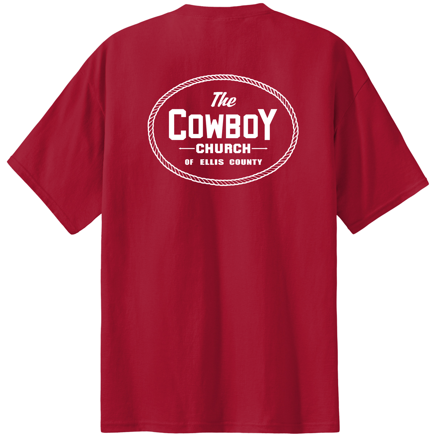 Cotton Shirt with white left crest and white back