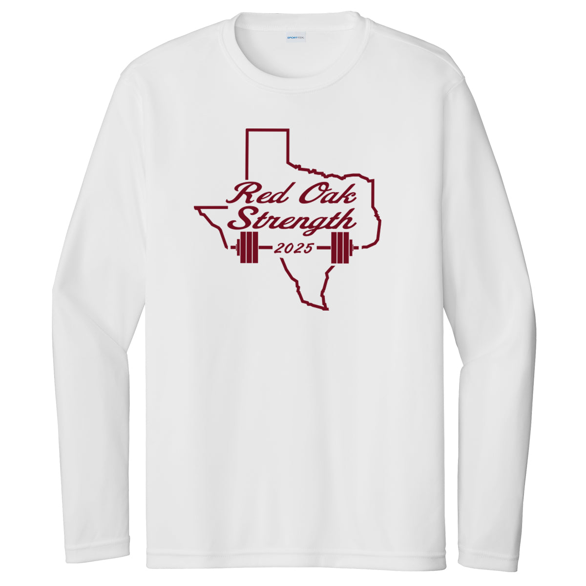 RO Powerlifting White Long Sleeve