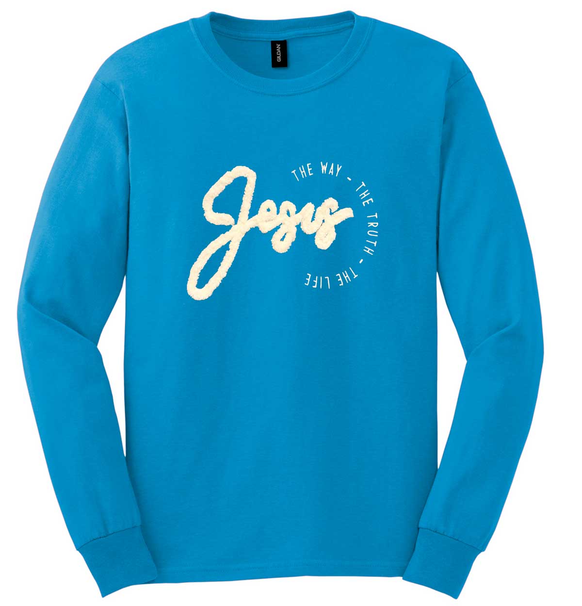 Chenille Yarn Jesus Long Sleeve