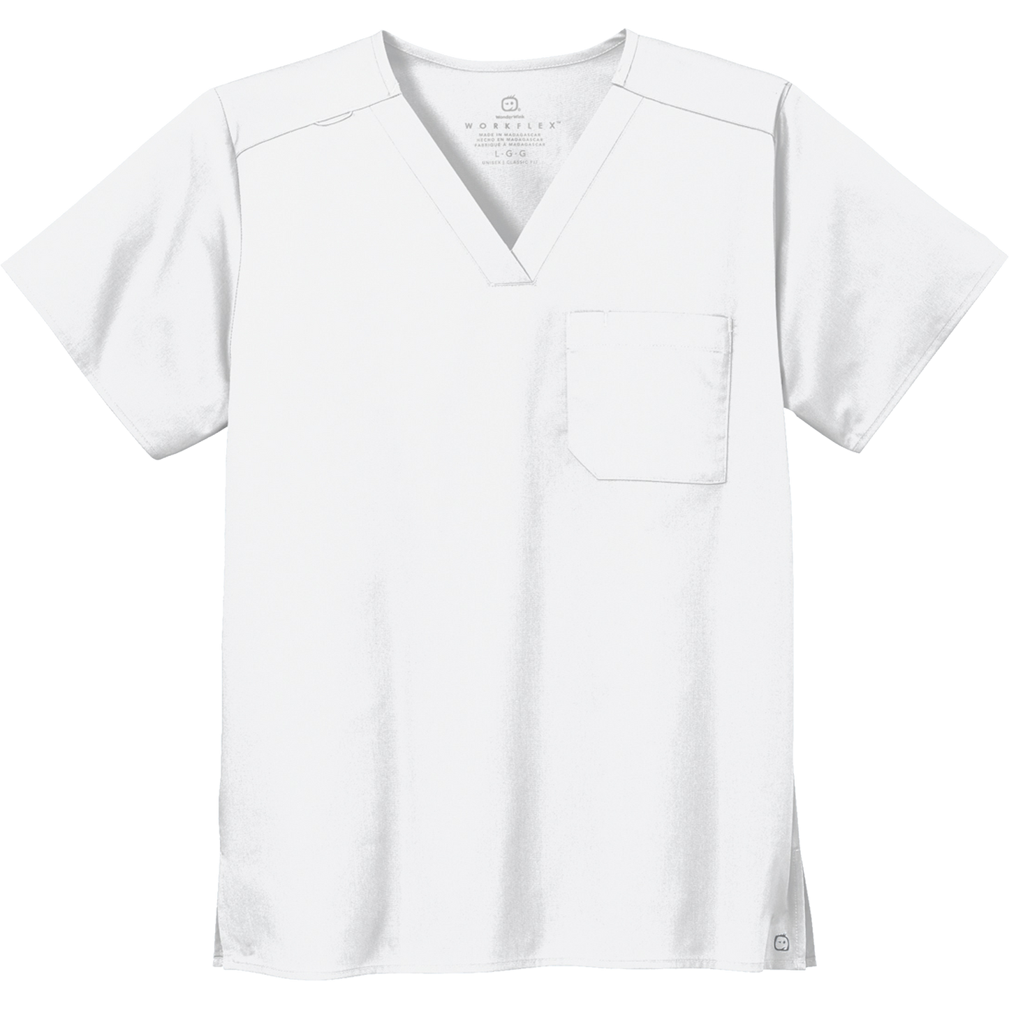 Men's White Scrub