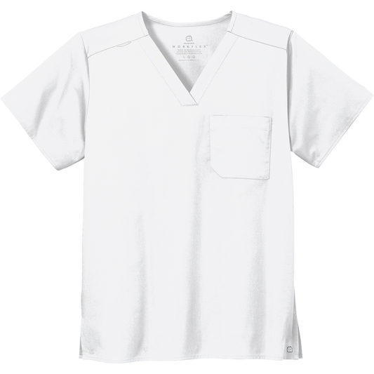 Men's White Scrub