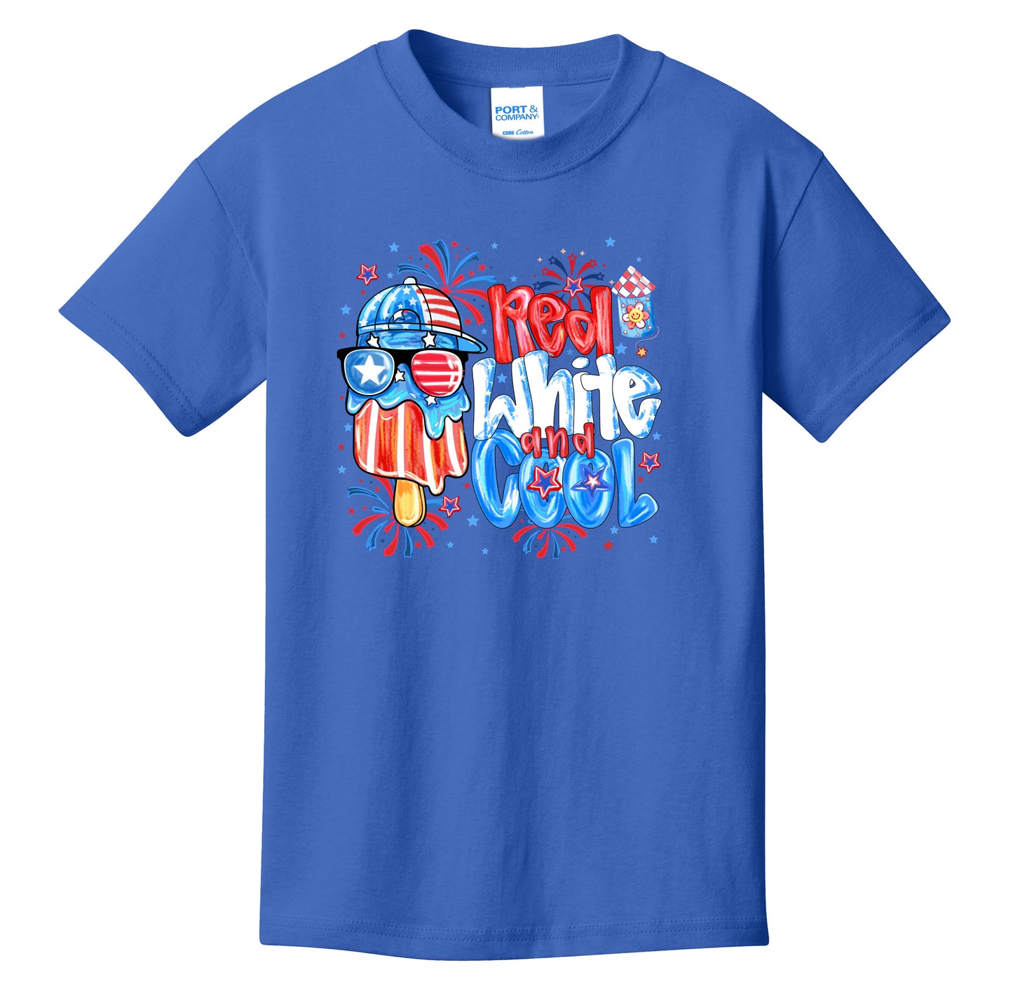 Red, White & Cool - Kids Shirt
