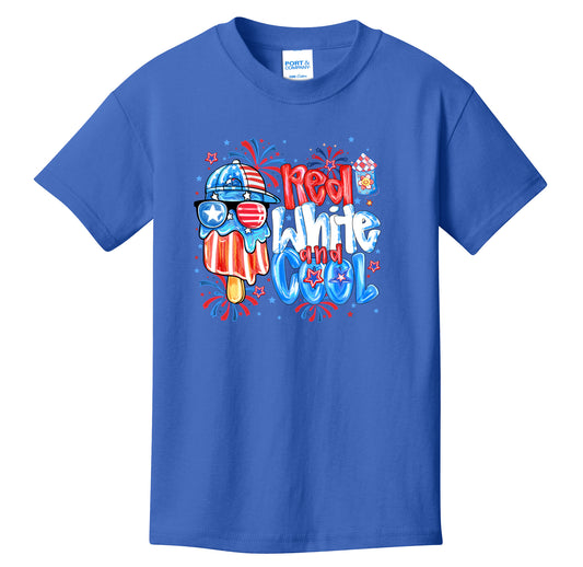 Red, White & Cool - Kids Shirt